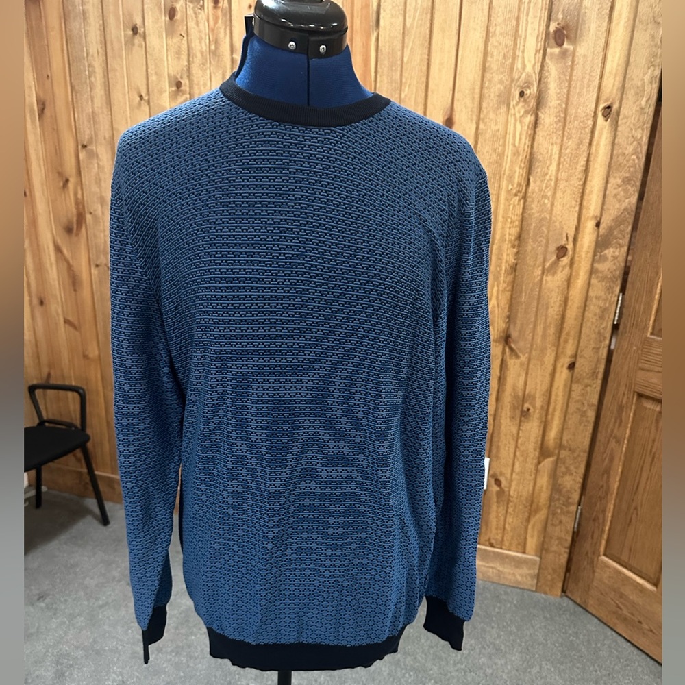 Drumohr 100% cotton knit long sleeved shirt made in Italy NWT